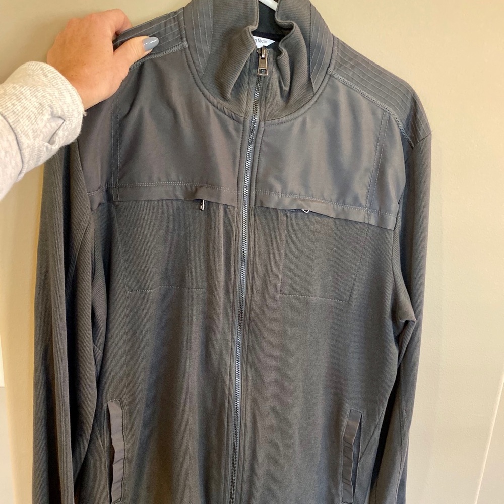 Calvin Klein zip up sweater